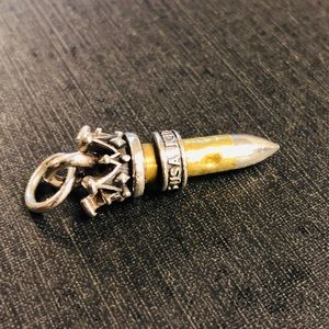 King Baby 2 Tone Bullet Pendant